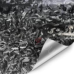 Пленка черный кованый карбон 3D Texture