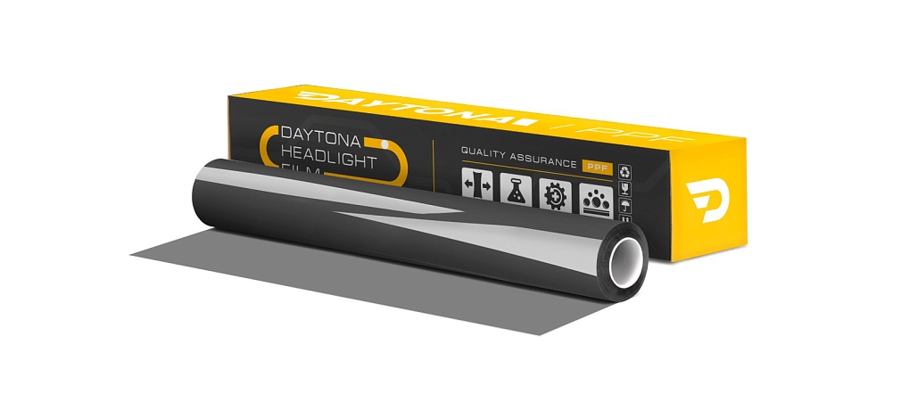 Полиуретан для фар тонирующий DAYTONA S100 светло-черный 60 см