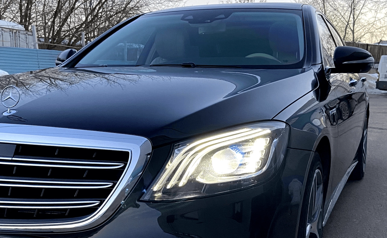 Тонировка передней полусферы Mercedes-Benz S-класс