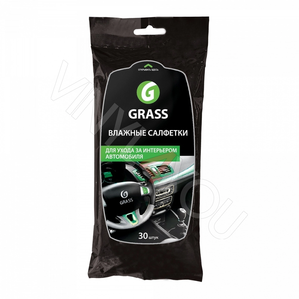 Салфетка влажная для ухода за интерьером а/м